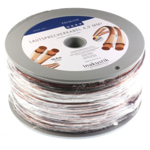 INAKUSTIK Premium Hi-Fi Speaker Cable 2 x 4 mm² | 10m