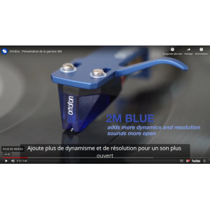 Stylet ORTOFON 2M BLUE | Diamant Elliptique