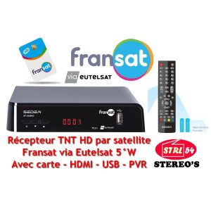 SEDEA SF 4300 HD - Récepteur TNT Satellite FRANSAT