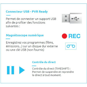 SEDEA SF 4300 HD - Récepteur TNT Satellite FRANSAT