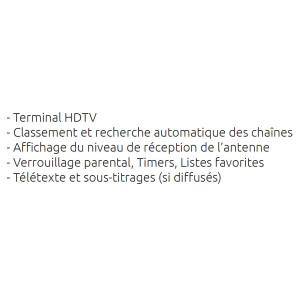 SEDEA SF 4300 HD - Récepteur TNT Satellite FRANSAT