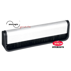 Analogis Brush 1 Brosse antistatique fibres de carbone nettoyage disques vinyle