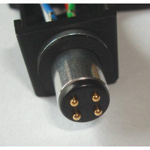 Coquille porte-cellule type Technics SME alu noir HS-10