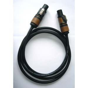 Cordon Speakon Neutrik NL2FXX-W-S | Câble Monacor 2x2.5mm²