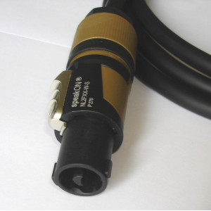 Cordon Speakon Neutrik NL2FXX-W-S | Câble Monacor 2x2.5mm²