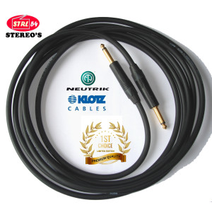 Cordon Jack Instrument Klotz AC110 Neutrik Gold | Audio