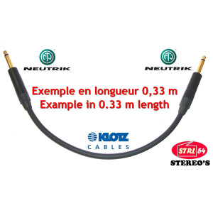 Klotz AC110 Neutrik Gold Instrument Cable | Audio