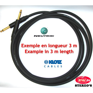 Klotz AC110 Neutrik Gold Instrument Cable | Audio