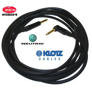 Cordon Jack Guitare KLOTZ AC110 NEUTRIK GOLD | Haute Qualité