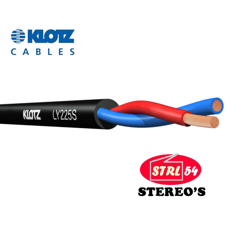 Câble HP KLOTZ LY225S 2x2,5mm² | Cuivre OFC Pro