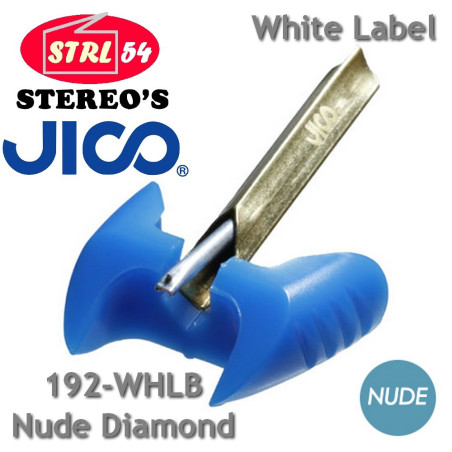 Stylet JICO 192-WHLB Diamant Nu pour SHURE White Label