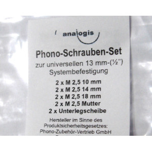 Phono Cartridge Mounting Screw Set | Analogis