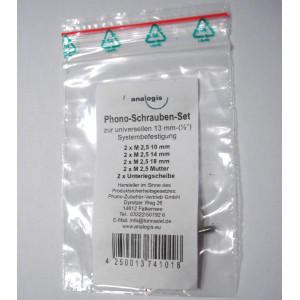 Phono Cartridge Mounting Screw Set | Analogis