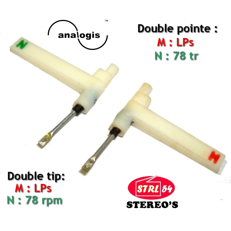 DN5 Reversible Sapphire Stylus for DUAL CDS Cartridges