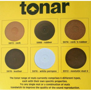 Tonar 5988 Heavy Rubber Mat | Audio Accessories