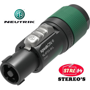 NEUTRIK SPEAKON mâle 4 pôles NL4FXX-W-S fiche connecteur haut-parleur IEC 61984