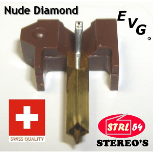 NOS EVG Stylet diamant NU ELLIPTIQUE pour SHURE N44E M44E M55E N55E DUAL DN305