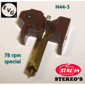 EVG NOS N44-3 stylet pour 78 tours  SHURE DUAL M44 78 rpm shellac needle stylus