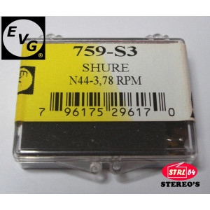 EVG NOS N44-3 stylet pour 78 tours  SHURE DUAL M44 78 rpm shellac needle stylus