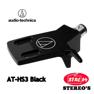 Coquille porte-cellule phono Audio-Technica AT-HS3 BK noire type SME pour AT-LP3