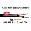 Câble HP 2 x 1,5 mm² CCA PD CONNEX 801.818