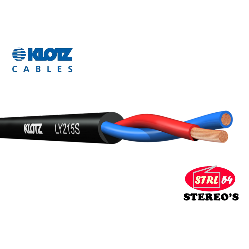 KLOTZ LY215S Professional Speaker Cable 2x1.5mm²