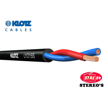 KLOTZ LY215S Professional Speaker Cable 2x1.5mm²