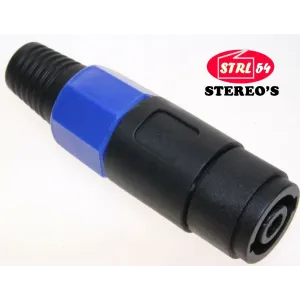 Fiche Speakon mâle 4 pôles pour prolongateur