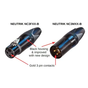 Cordon XLR Klotz MY206UP Neutrik - Qualité pro sur mesure