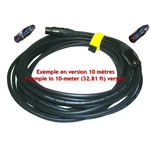 Cordon XLR Klotz MY206UP Neutrik - Qualité pro sur mesure