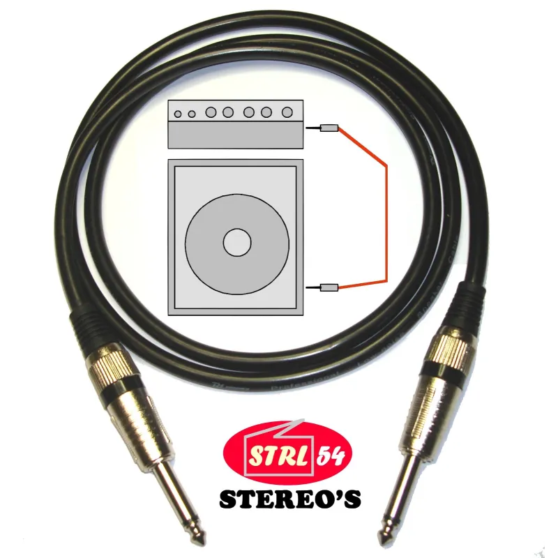 Cordon HP Jack 6,35mm 1,25m | Audio