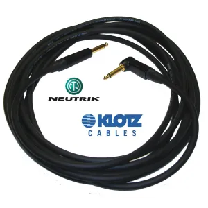 Câble Jack instrument Klotz AC110 5m - Neutrik Gold