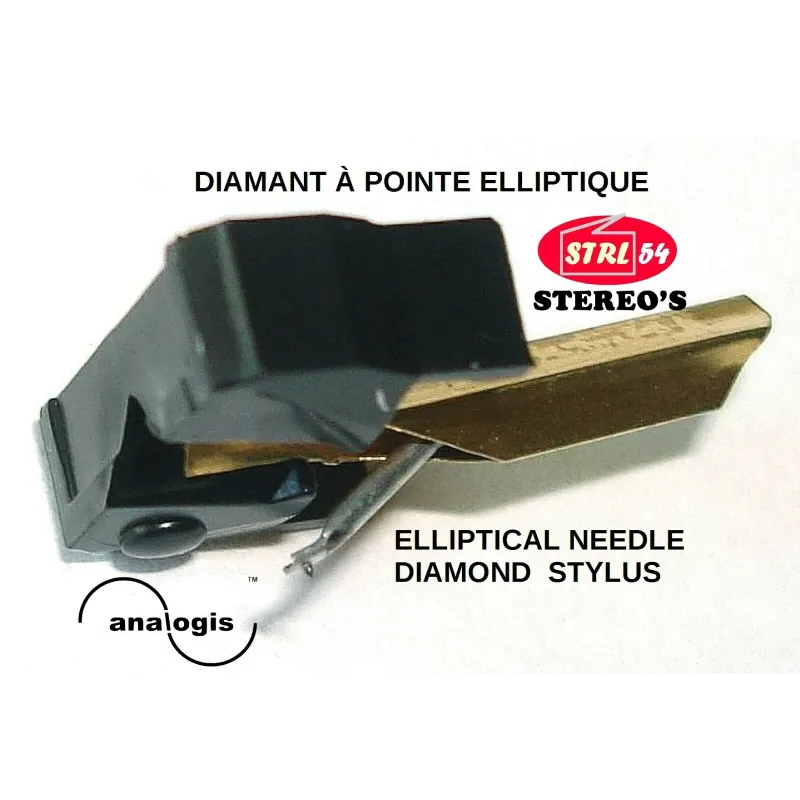 Stylet diamant elliptique N75ED II pour SHURE M75ED | Analogis