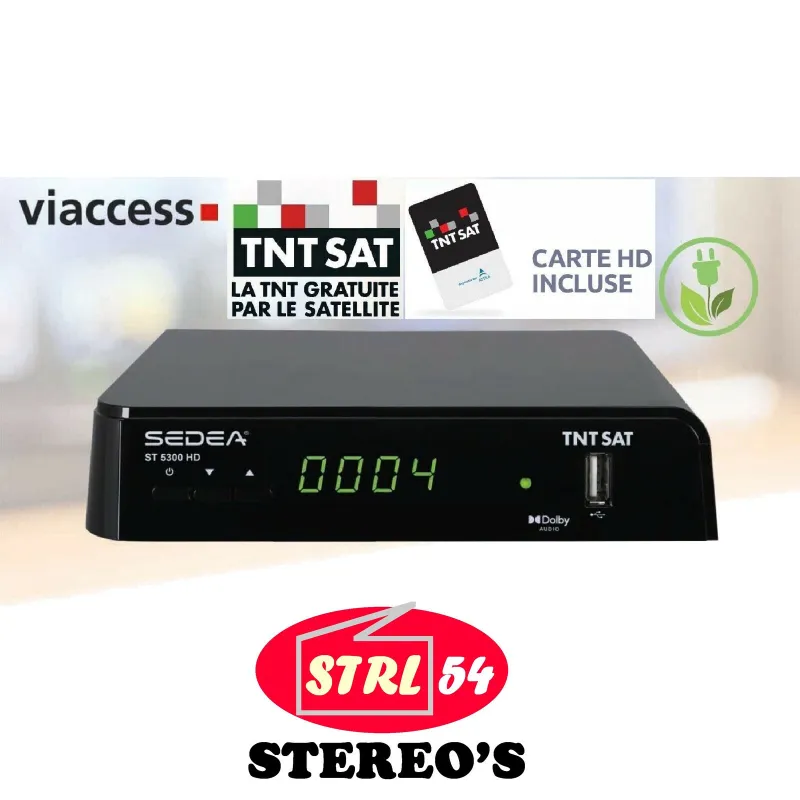 Décodeur TNTSAT SEDEA ST-5300HD - Enregistreur HDMI