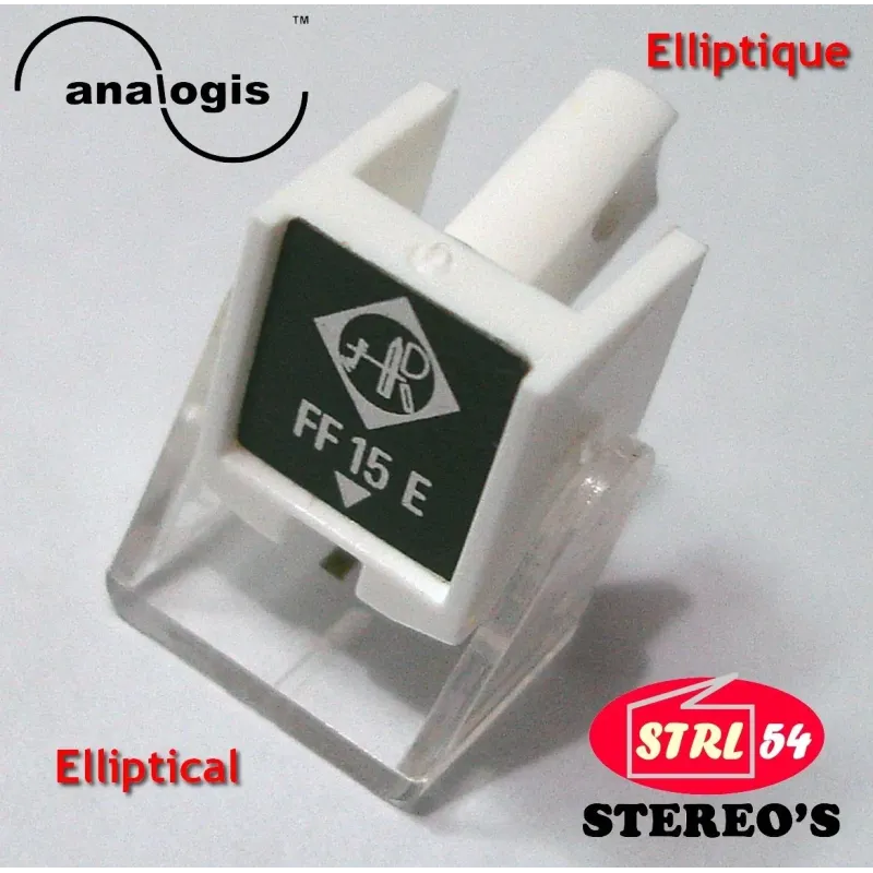 ELLIPTIC FF15E N15E diamond stylus for ORTOFON N15, NF15, F15, FF15 and D VMS series