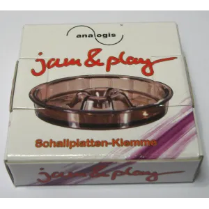 Analogis Jam & Play pince presse-disque stabilisateur vinyle pour platine disque