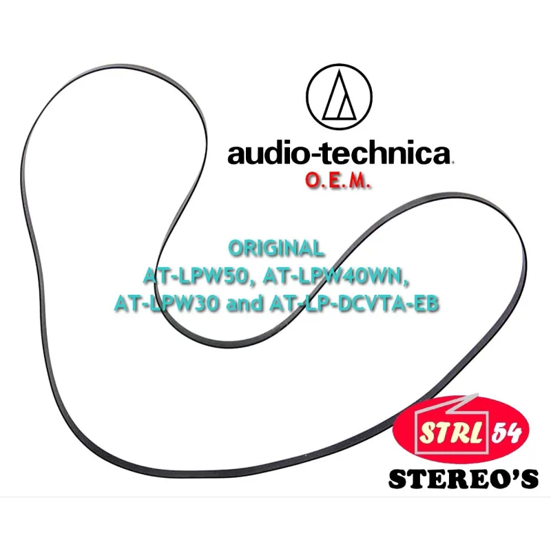 Courroie O.E.M. AUDIO-TECHNICA AT-LPW50, AT-LPW40WN, AT-LPW30 and AT-LP-DCVTA-EB