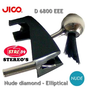 D-6800-EEE Stylet JICO Nude Diamond pour STANTON 681EEE 680EEE 680EE 681E 681 EE