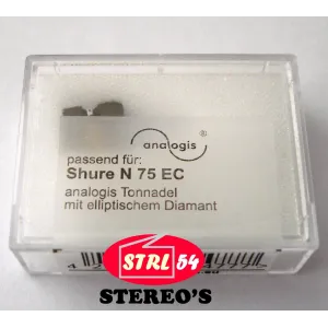 Stylet ELLIPTIQUE type SHURE N75EC M75ECS M81EC REALISTIC R25EC M75 N75 DN325