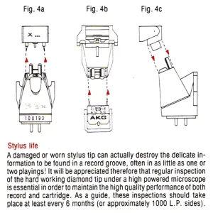 Diamant AKG X6E ORIGINAL stylus in TONAR box fits P6E P6R compatible P8-E/ES P7E