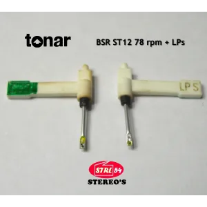 ST12 ST14 ST15 Tonar saphir SN 78 tr rpm + DS diamant LPs 33/45 tr rpm pour BSR