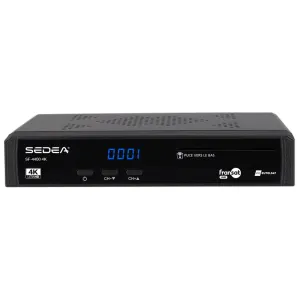 SEDEA SF-4400 4K UHD récepteur décodeur TNT par satellite avec carte FRANSAT PC7
