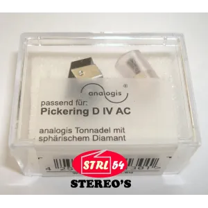 D IV AC stylet diamant sph. compatible Pickering D100 D150 D200 D350 D400 D625