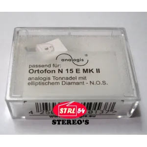 N15E MK II Stylet diamant ELLIPTIQUE pour ORTOFON N15 NF15 F15 FF15 D VMS series