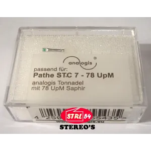 STC7 RC7 spécial 78 tr rpm pr Thomson Pathé Marconi STC 1000 41 S pointe SAPHIR