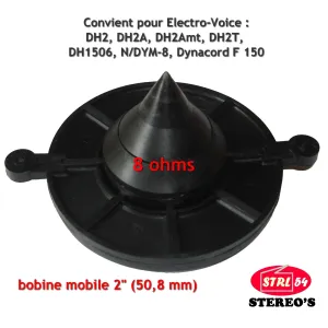 Membrane diaphragm 8Ω pr Electro-Voice EV 81161 DH2 DH2A DH2Amt DH2T DH1506 F150