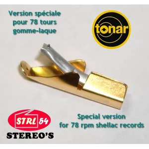 N3D Tonar diamond stylus for SHURE M3D -Spécial 78 tours Shellac 78rpm