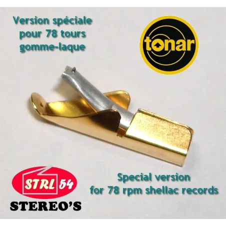 N3D Tonar diamond stylus for SHURE M3D -Spécial 78 tours Shellac 78rpm
