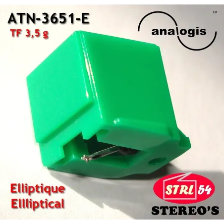 ATN3651-E elliptique for AUDIO-TECHNICA AT3651 aussi ATN3600 ATN90 ATN91 AT-LP60