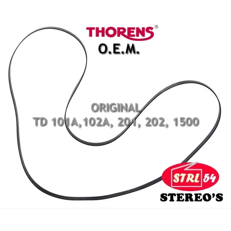 Courroie platine THORENS ORIGINAL pour TD 101 A TD 102 A TD 201 TD 202 TD 1500